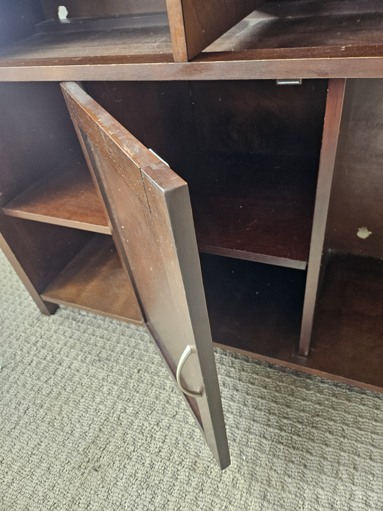 Brown Wooden Media Console - photo 3