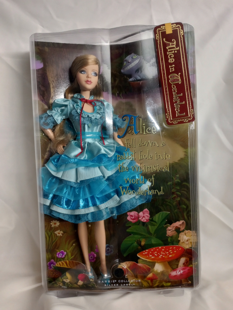 Alice in Wonderland Barbie Doll - Silver Label