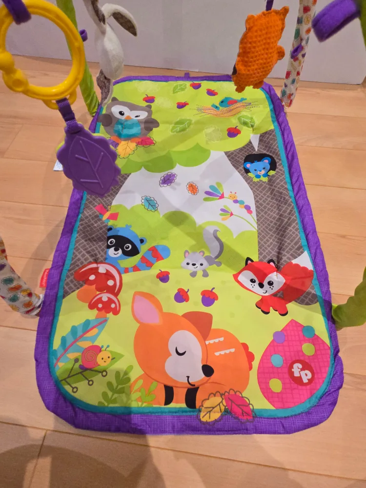 Baby Play Mat with Hanging Toys (rectangle mat) thumbnail