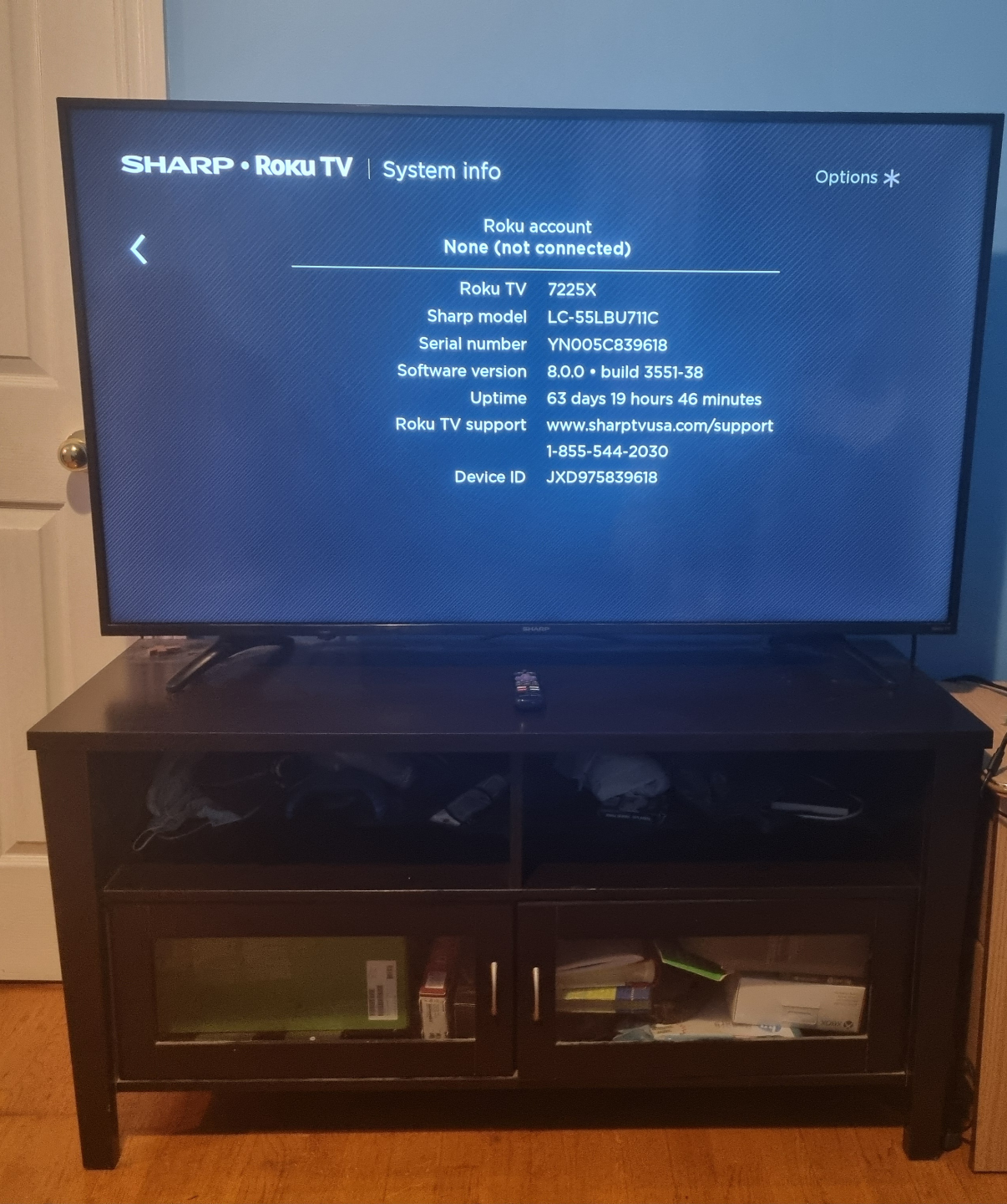 Sharp Roku SmartTV 55"