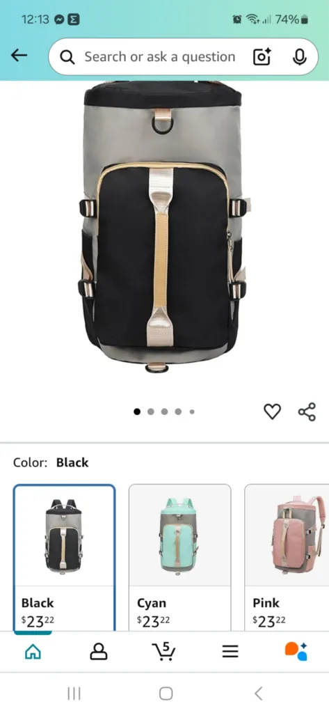 Black Backpack thumbnail