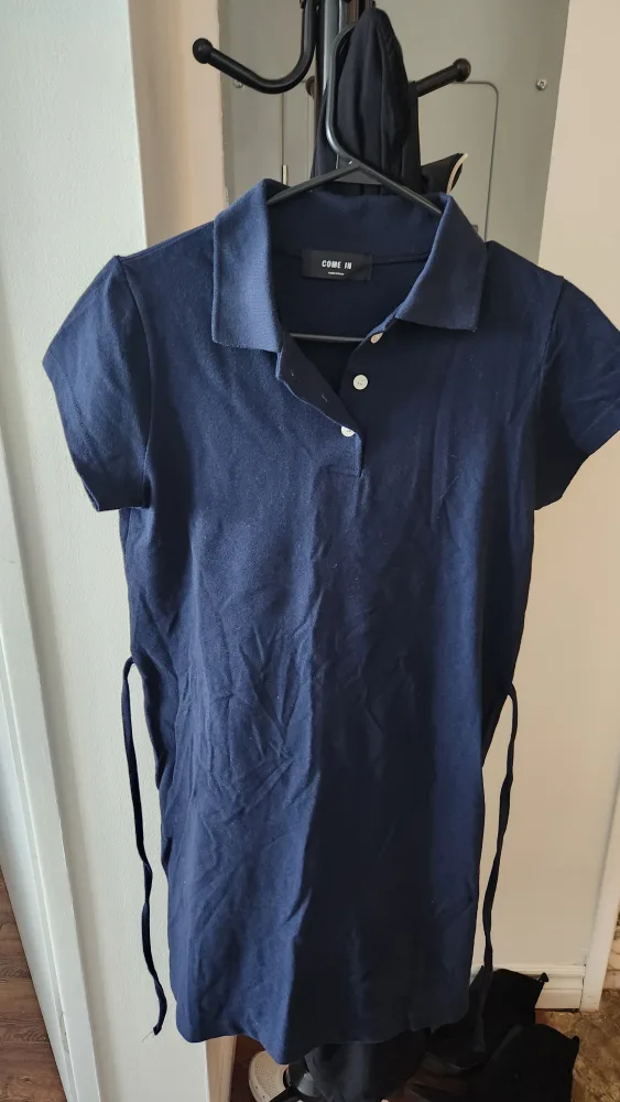 COME IN Navy Polo Dress thumbnail
