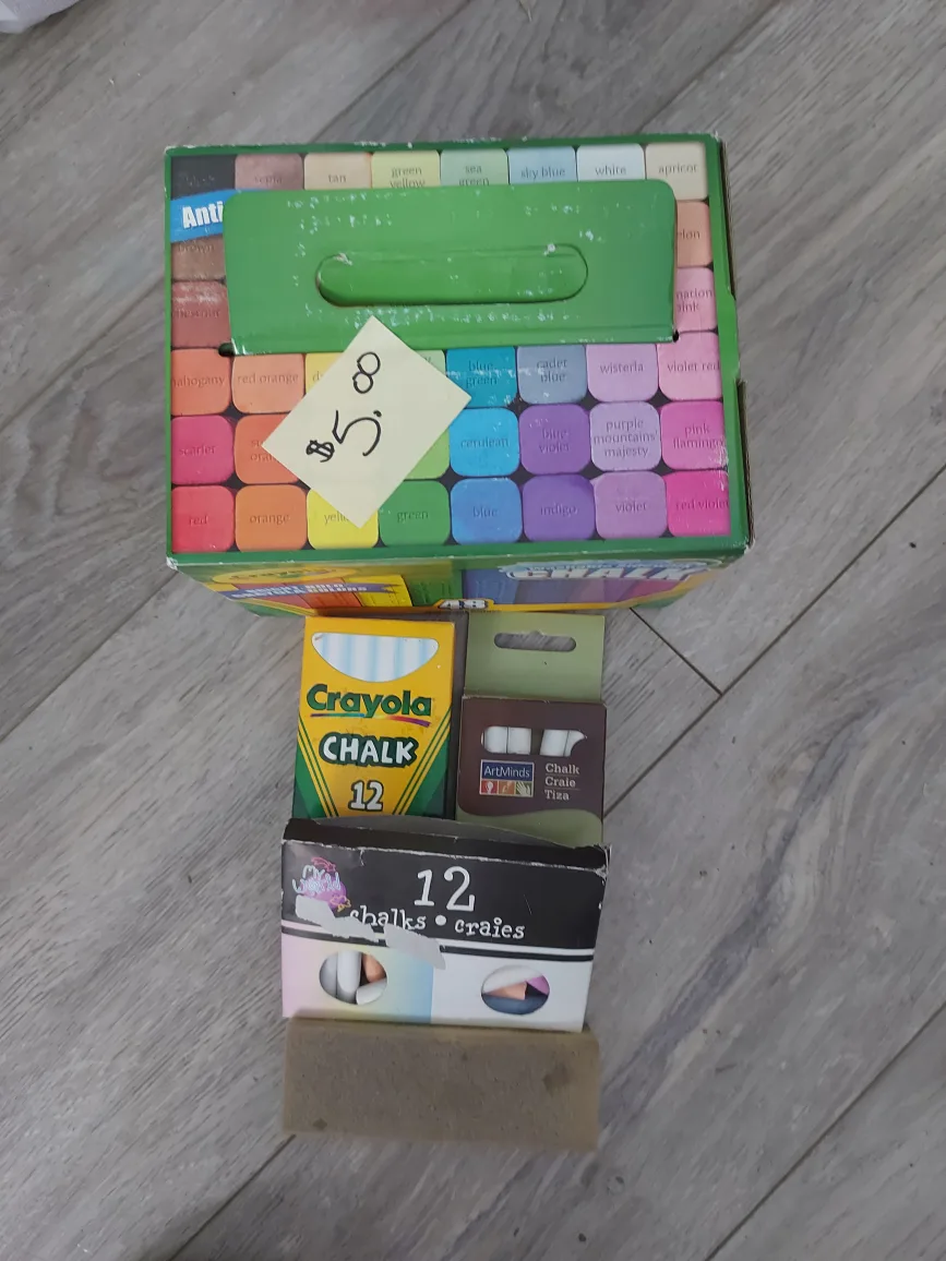 Kids Art Easel with Chalk image indicator(4)