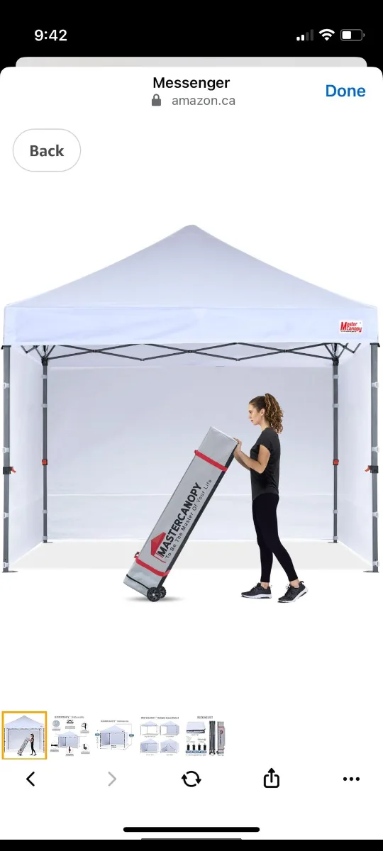 MASTER CANOPY Pop Up Canopy Tent thumbnail