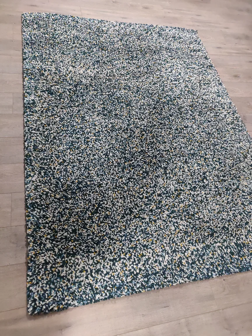 Area Rug - high pile - bluish/white - 230 x 170 cm image indicator(4)
