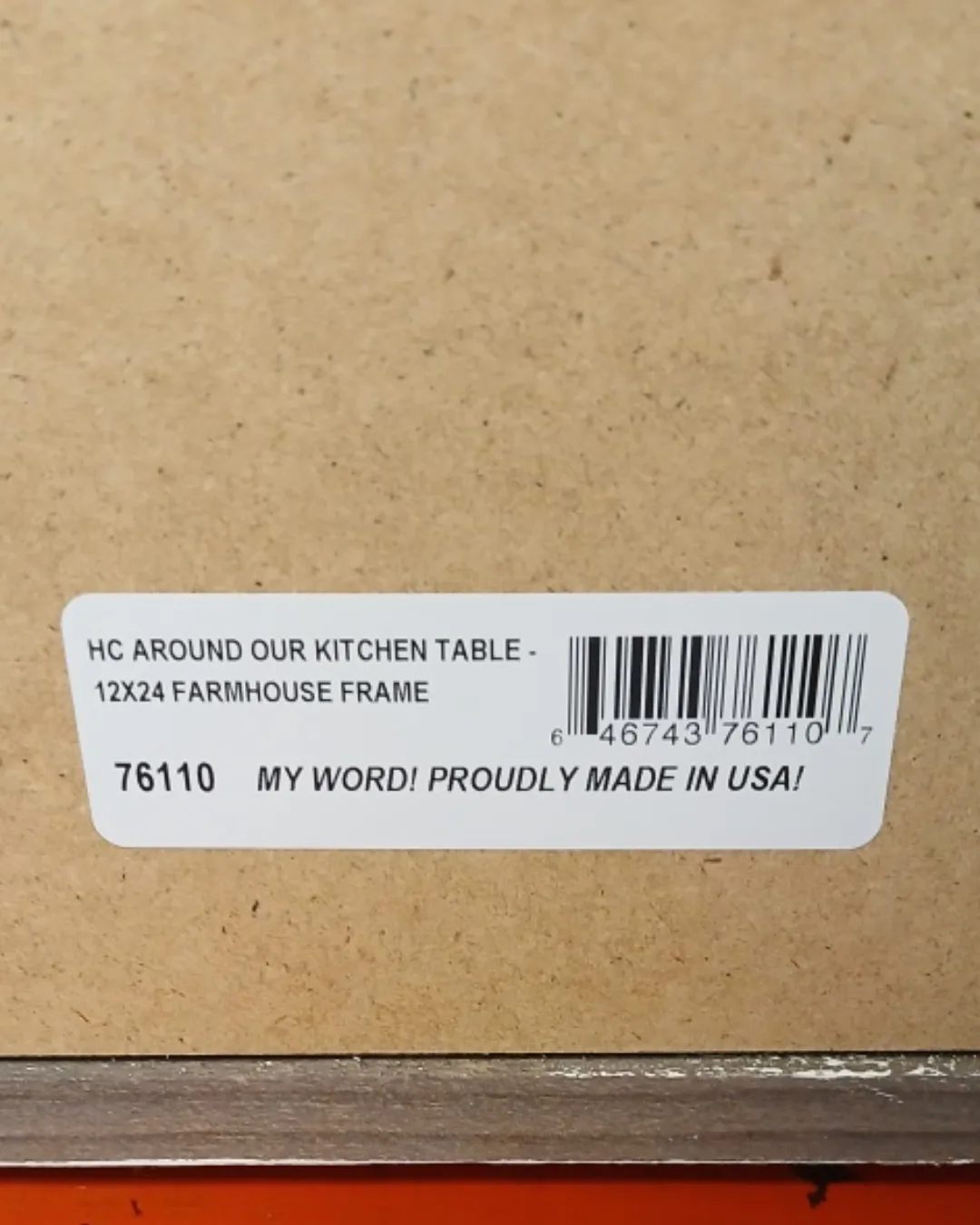 HC Around Our Kitchen Table 12x24 Farmhouse Frame image indicator(3)