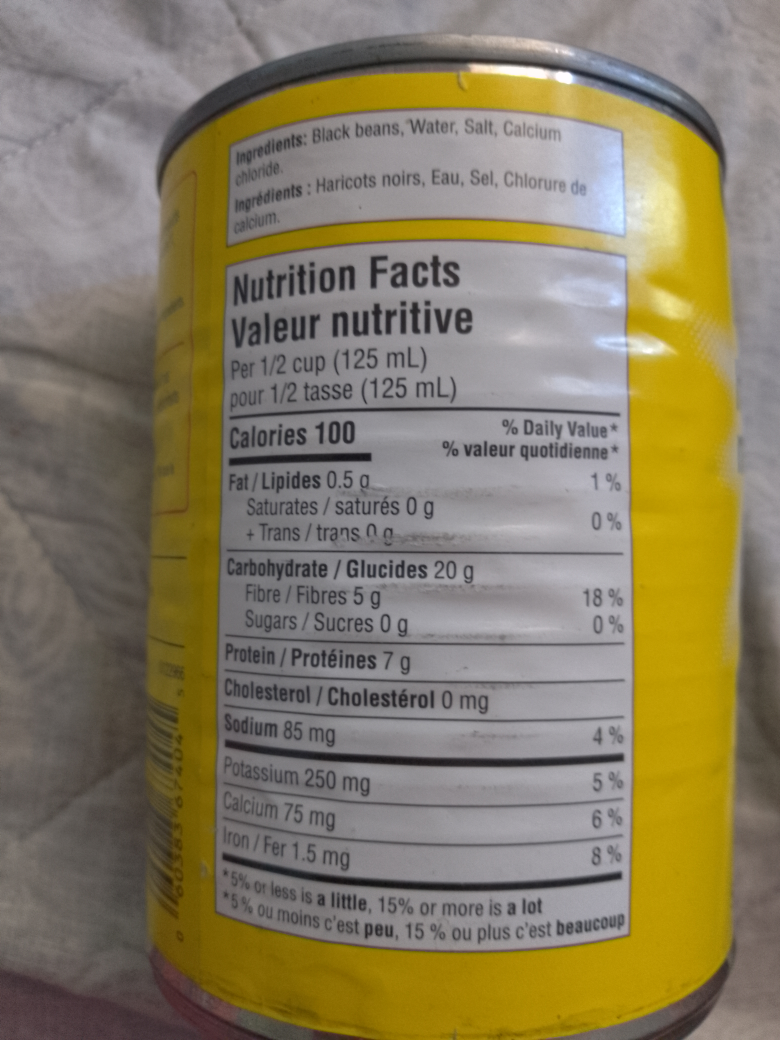 "No name" brand black beans #freecycle 🥕🌟 - photo 2