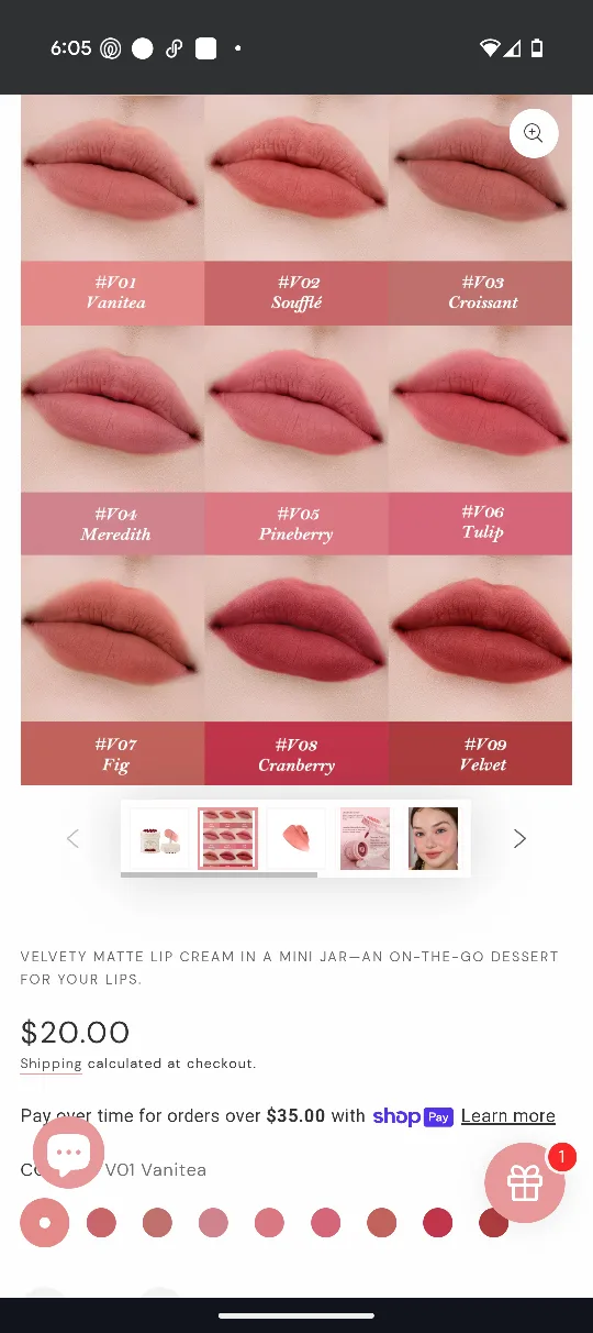 Flower Knows Cupid Mirror and Makeup Set. NEW image indicator(6)