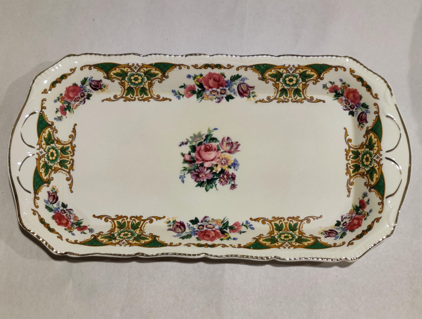Royal Swan Rosina England Plates and Serving Dish - photo 3