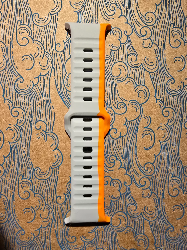 Grey/Orange Band For Samsung Galaxy Watch Ultra image indicator(2)