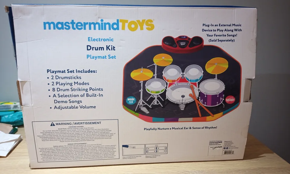 Mastermind Toys Electronic Drum Kit Playmat Set image indicator(3)