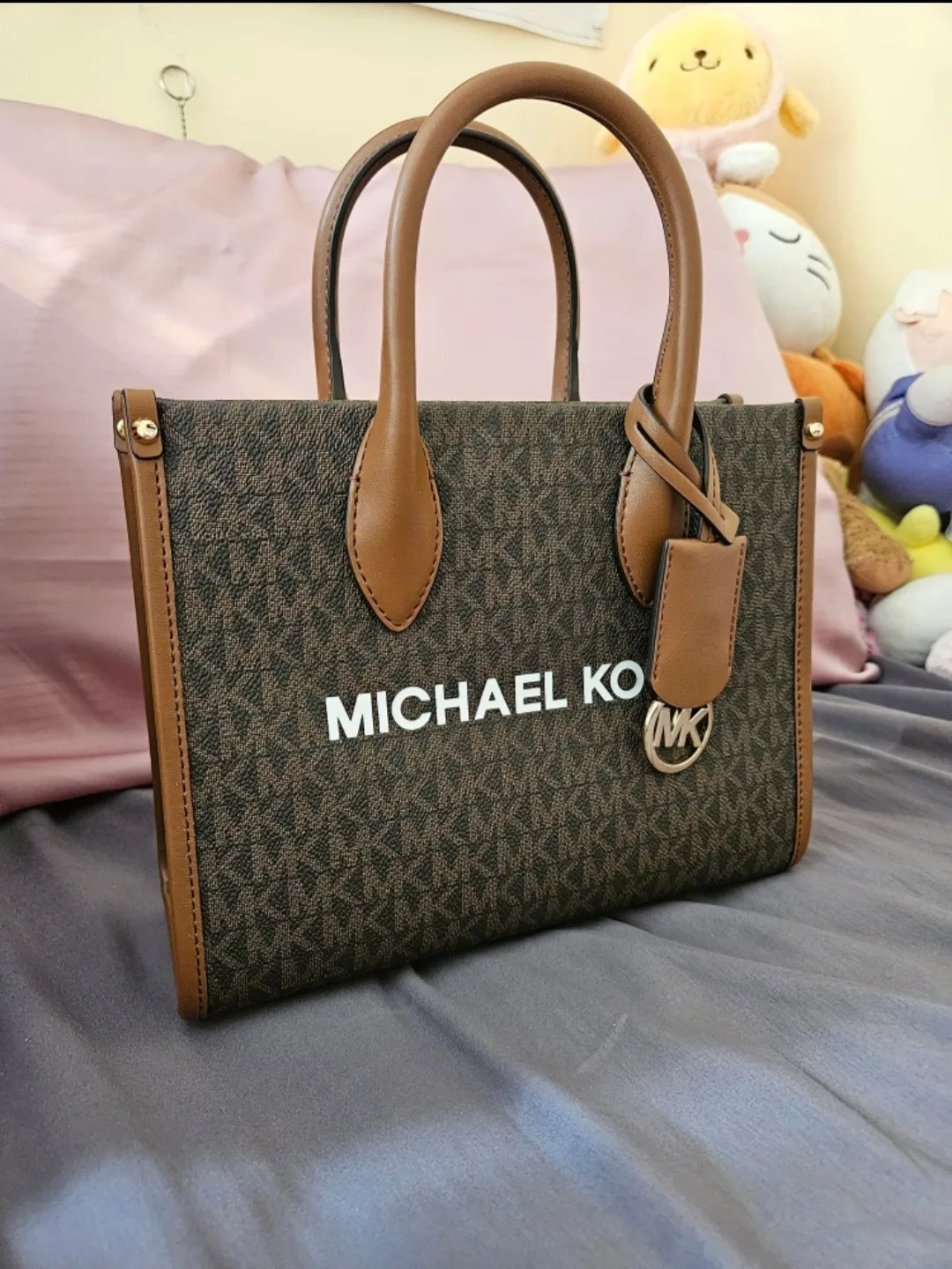 MICHAEL KORS Signature Tote Bag 🤎 thumbnail