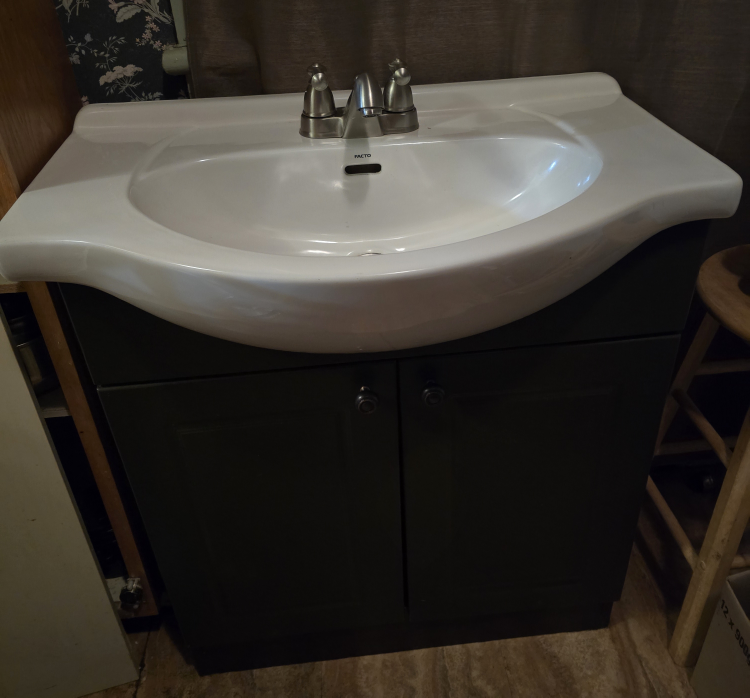 Pacto Bathroom Sink with Cabinet