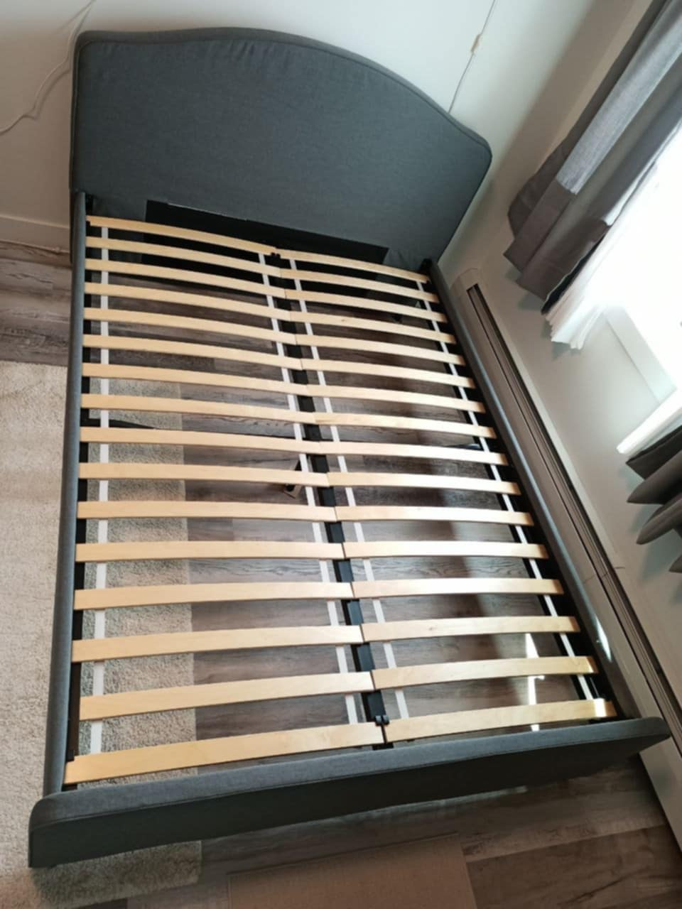 Double bed frame and mattress - photo 2