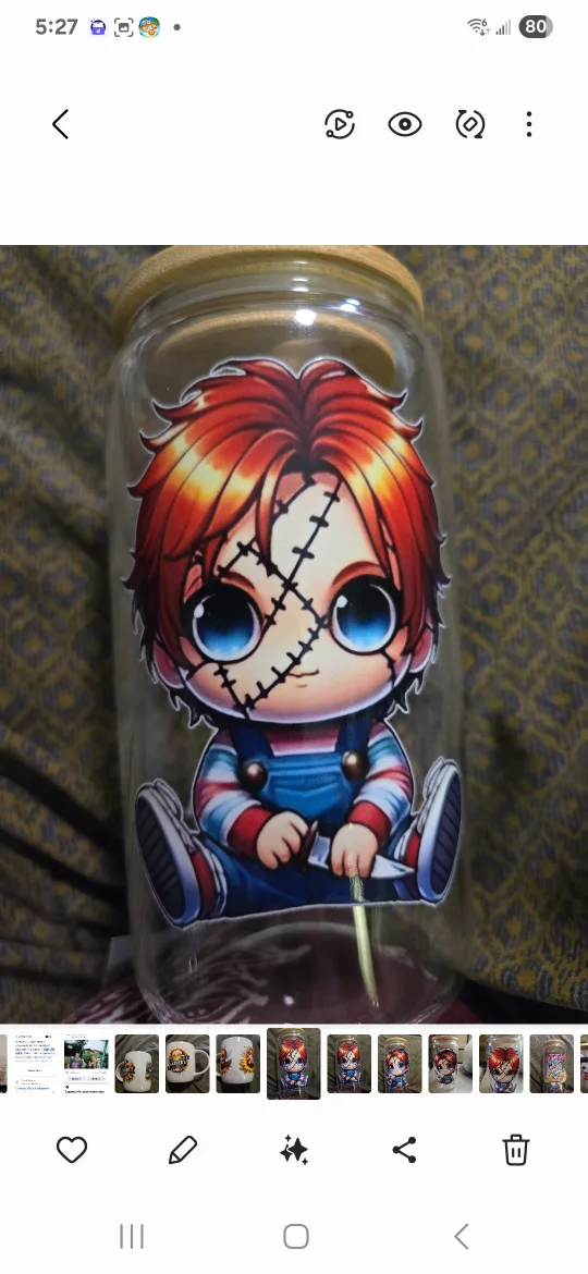 The Flintstones/Chucky Glass Jar image indicator(2)