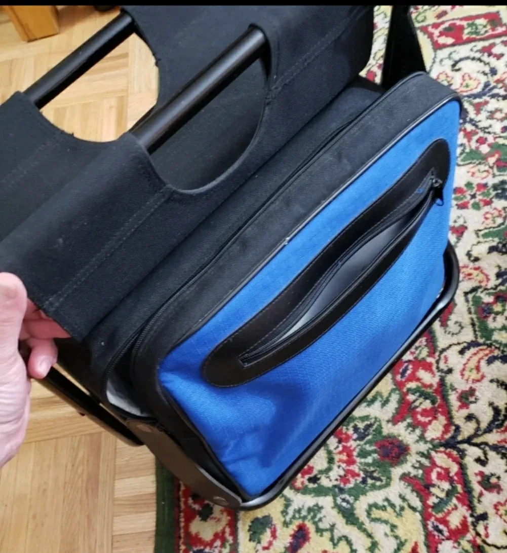 Camping  foldable Chair with Cooler thumbnail
