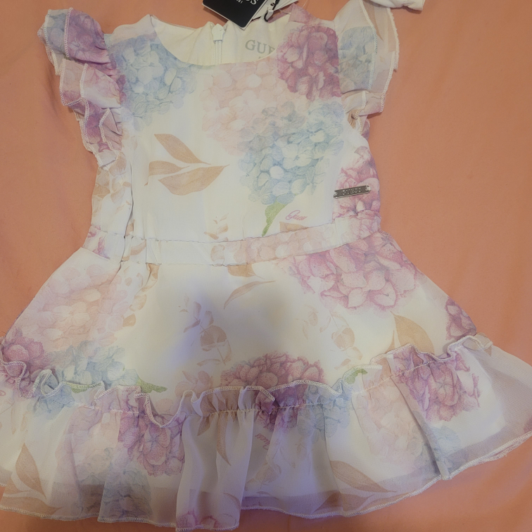 Guess Baby Floral Dress with Bloomers - photo 2