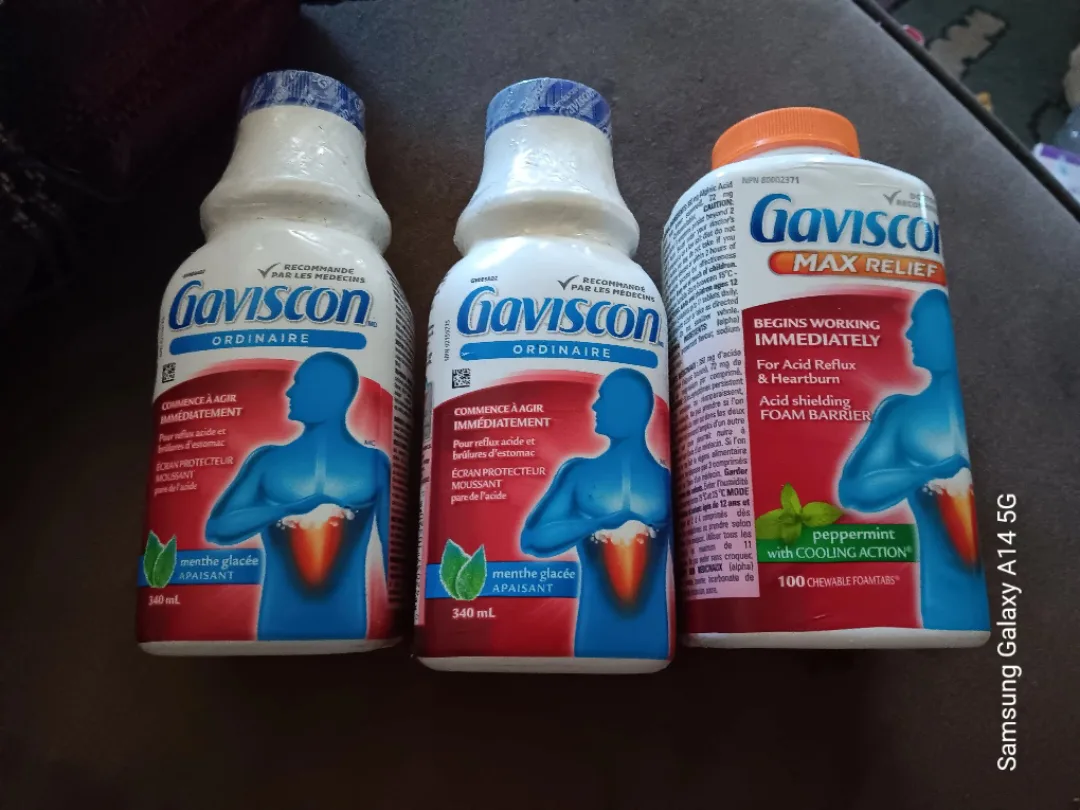 Gaviscon Antacid - 3 Bottles thumbnail