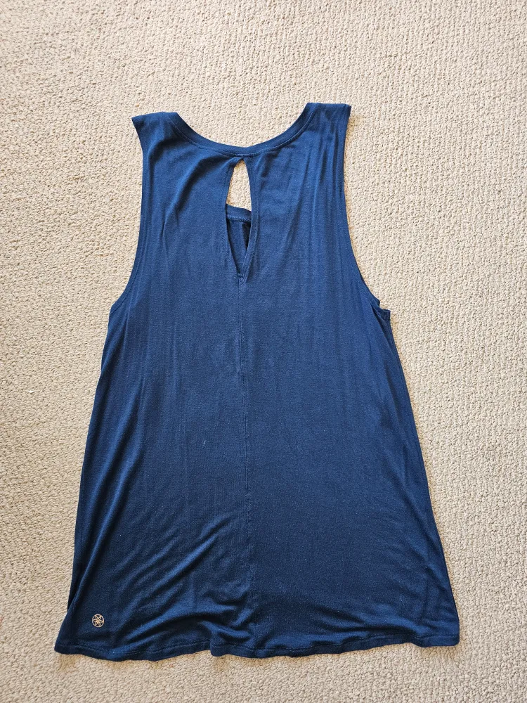 Dark blue workout tank top 💚 image indicator(2)
