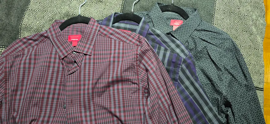 3 Alfani Men's Dress Shirts M slim fit thumbnail
