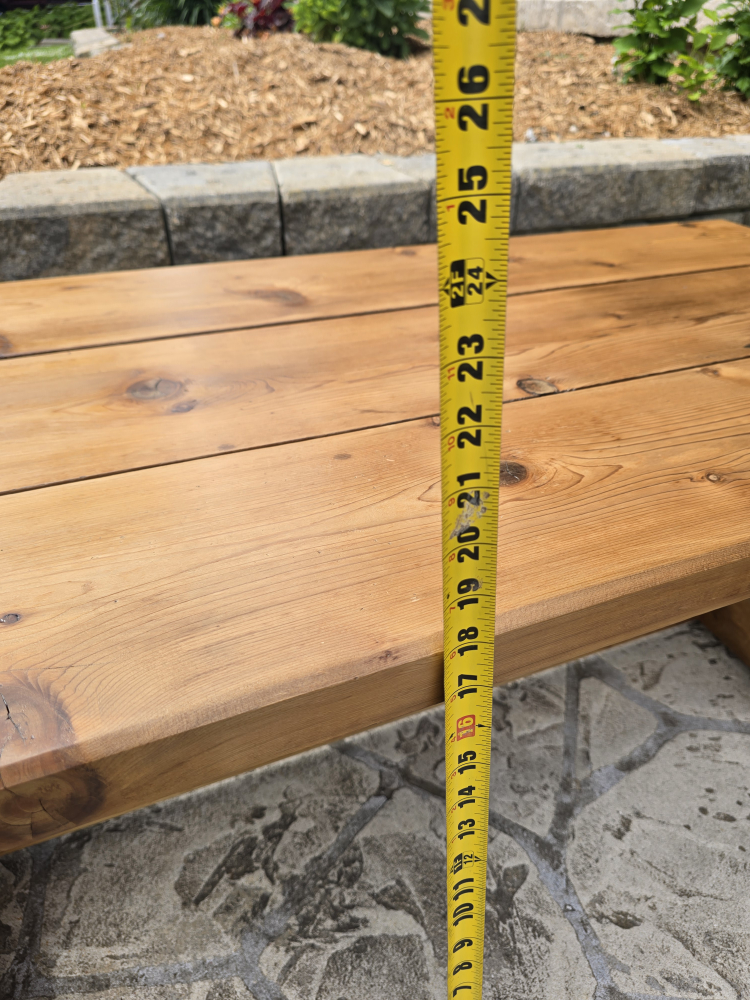 Cedar coffee table - photo 4