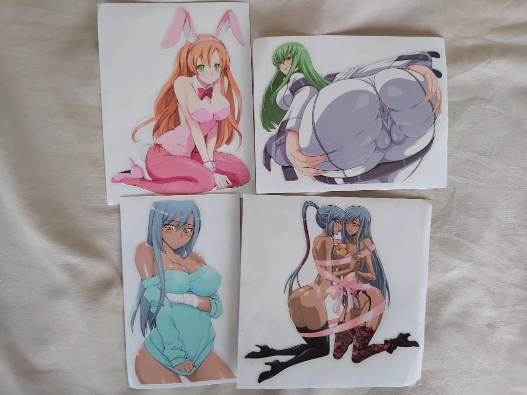 Code Geass Anime Waifu Stickers ( vinyl waterproof) thumbnail