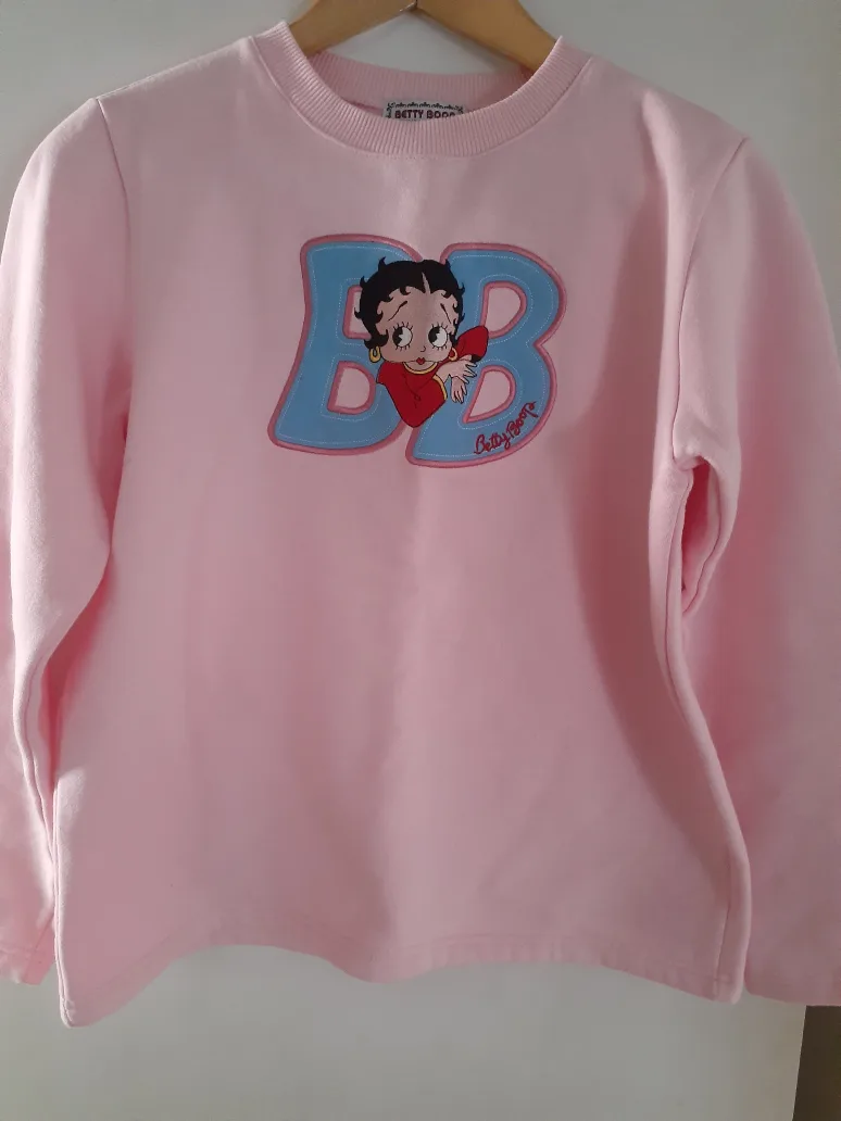 Betty Boop Pink Sweatshirt thumbnail