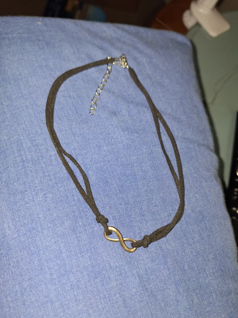 Black Infinity Choker Necklace thumbnail