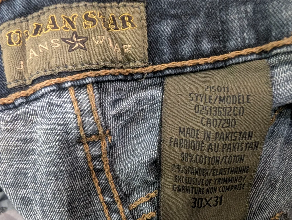 VGUC - Men's Urban Star Relaxed Jeans Size 30 x 31 image indicator(7)