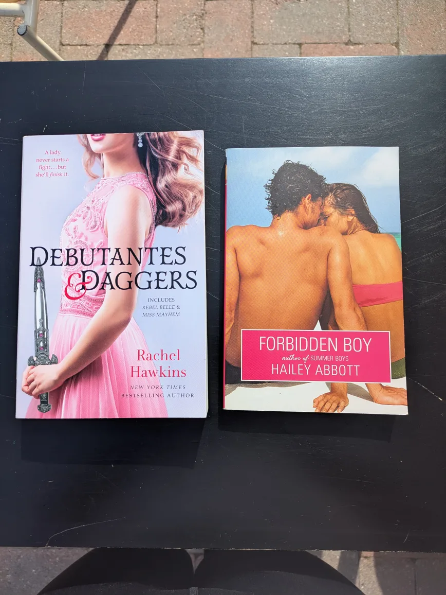 Debutantes & Daggers and Forbidden Boy - romance novel books thumbnail