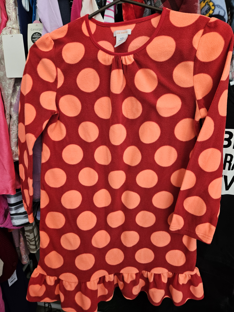 Joe Fresh Kids XL(14) Red Polka Dot Dress