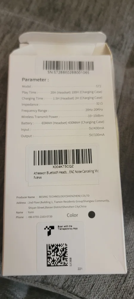 Wireless Bluetooth Headset image indicator(6)