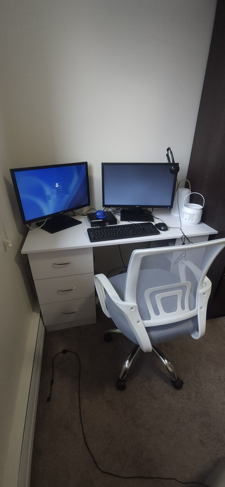 White Desk and a Chair