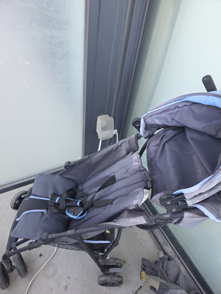 Summer 3D mini Stroller - Grey and Blue