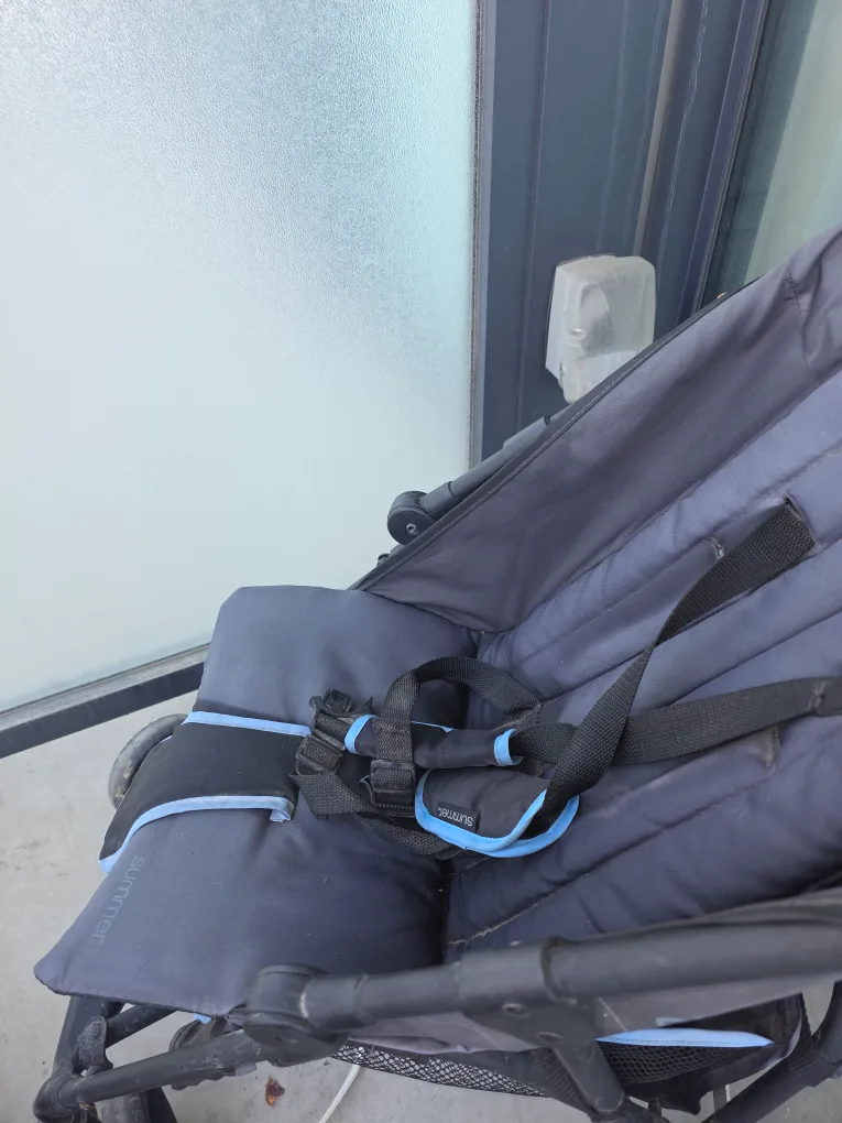 Summer 3D mini Stroller - Grey and Blue image indicator(3)