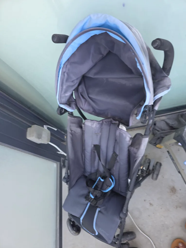 Summer 3D mini Stroller - Grey and Blue image indicator(4)