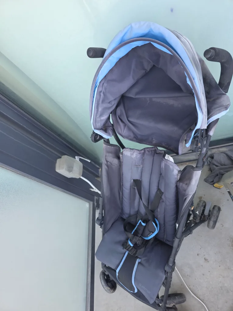 Summer 3D mini Stroller - Grey and Blue image indicator(5)