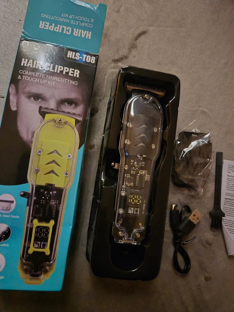 HLS-T08 Hair Clipper Complete Haircutting Kit thumbnail