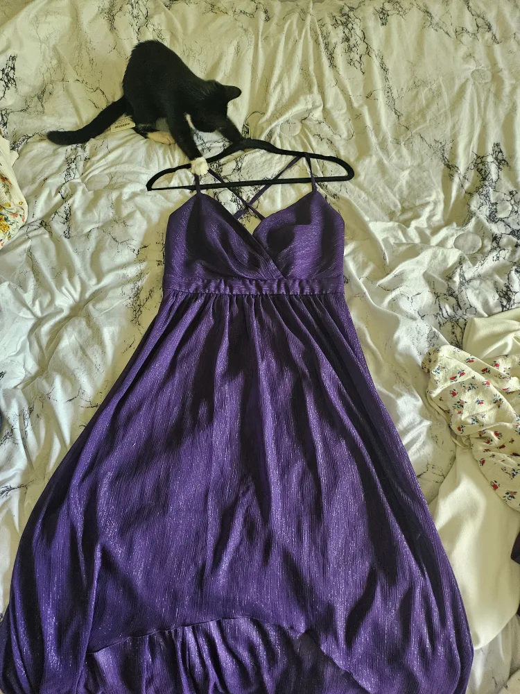 Manoukian Purple Dress thumbnail