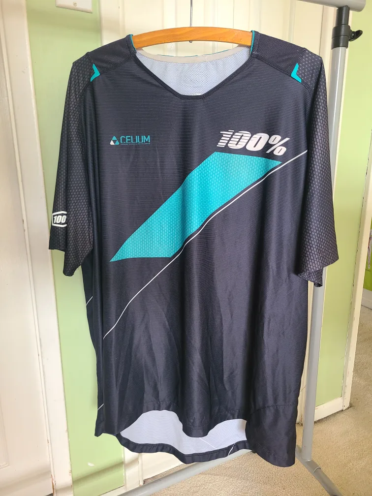 XL Mens 100% Mtn Bike Cycling Jersey thumbnail