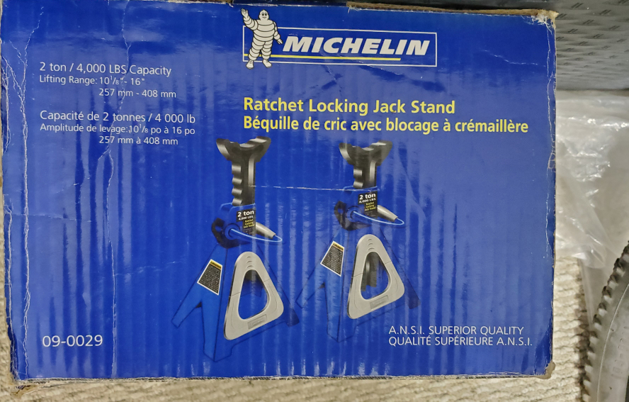 Michelin Ratchet Locking Jack Stands - 2 Ton Capacity - photo 2