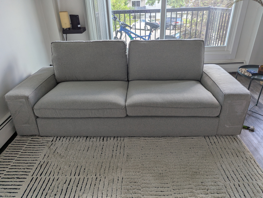 IKEA Sofa (Kivik) - Light Grey