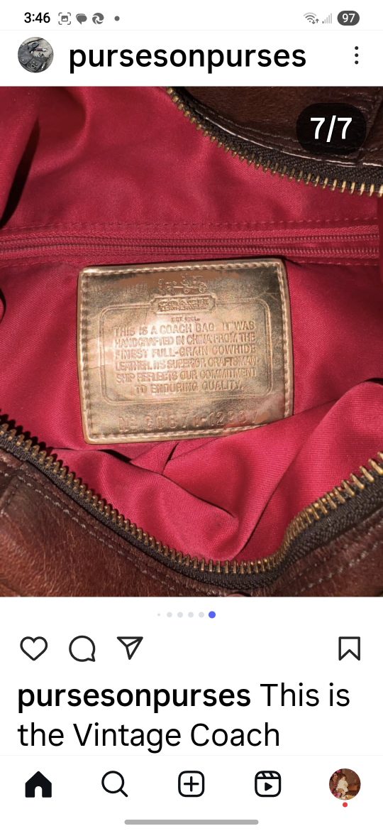 Coach Brown Leather Sabrina Satchel - photo 4