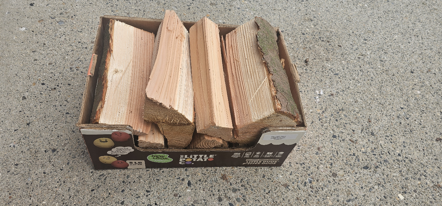 Box of Firewood for Sale