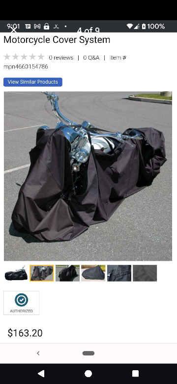 ONLY 1 LEFT - high quality New motorcycle cover $163 online - photo 4