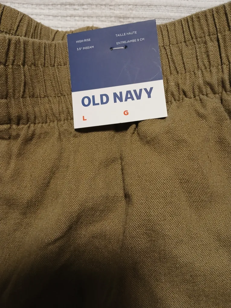 Old Navy High-Rise Shorts - Size L - New with Tags! image indicator(2)
