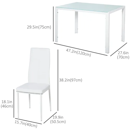 Modern Dining Table with Chairs image indicator(3)