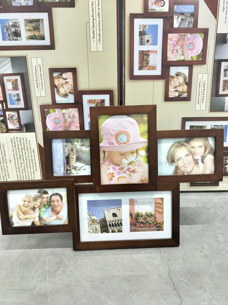 Collage Picture Frame - Brown thumbnail