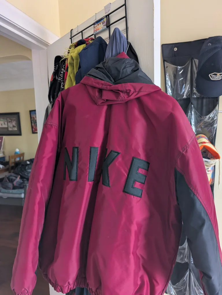 Nike Maroon Winter Jacket image indicator(3)