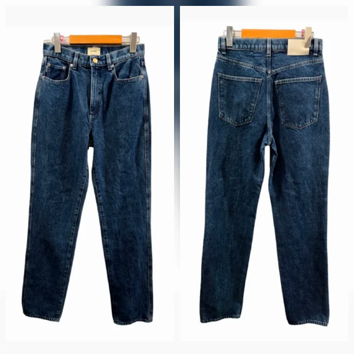 DL1961 Demi High Rise Relaxed-Fit Straight Leg Jeans Size 25-26 image indicator(6)